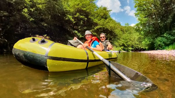 Packrafting auf der Wupper